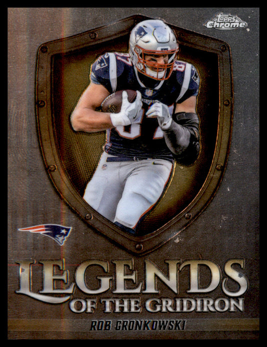 2025 Topps Chrome Legends of the Gridiron Refractor #LOG-29 Rob Gronkowski
