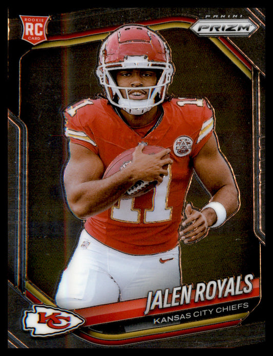 2025 Panini Prizm #341 Jalen Royals Rookie Rookie