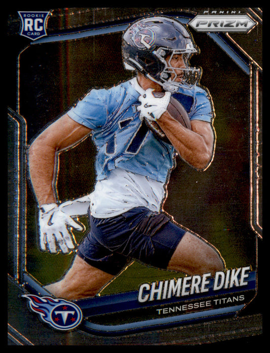 2025 Panini Prizm #396 Chimere Dike Rookie Rookie