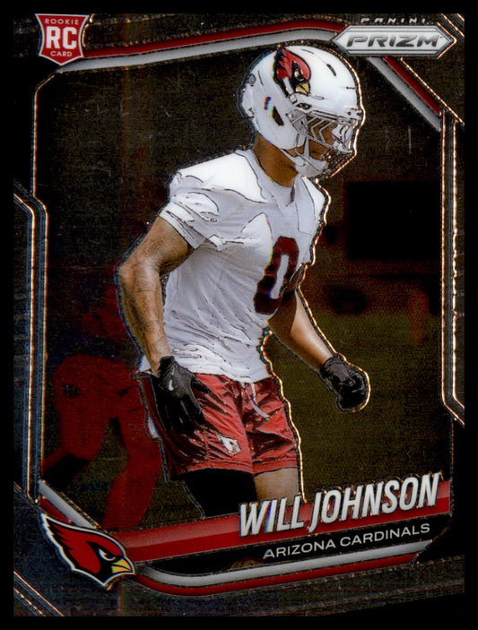 2025 Panini Prizm #370 Will Johnson Rookie Rookie