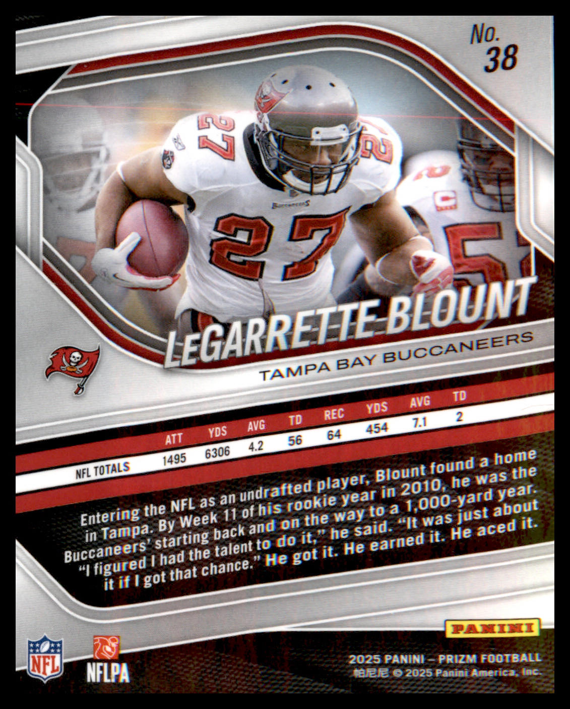 2025 Panini Prizm #38 LeGarrette Blount