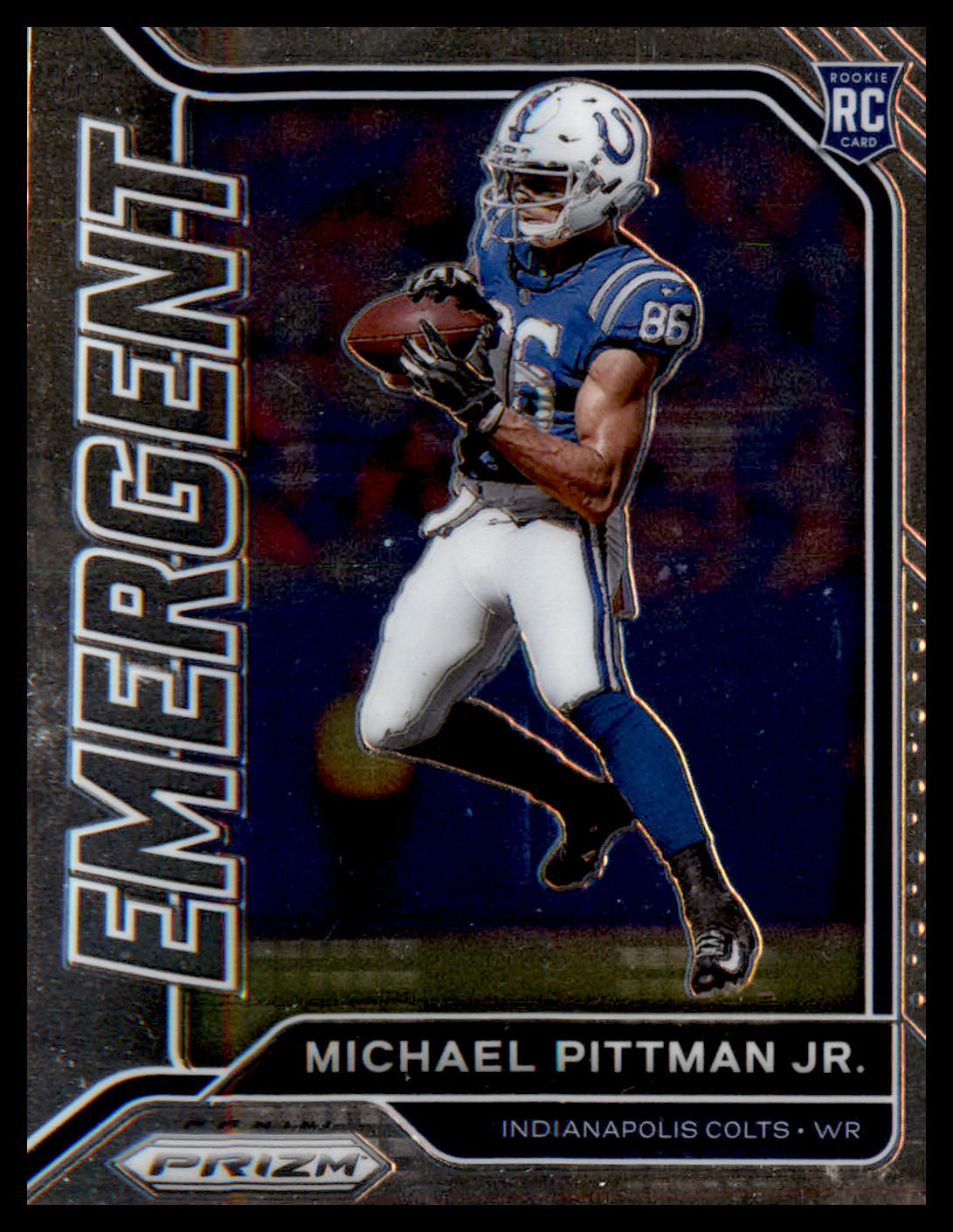 2020 Panini Prizm Emergent #14 Michael Pittman Jr.