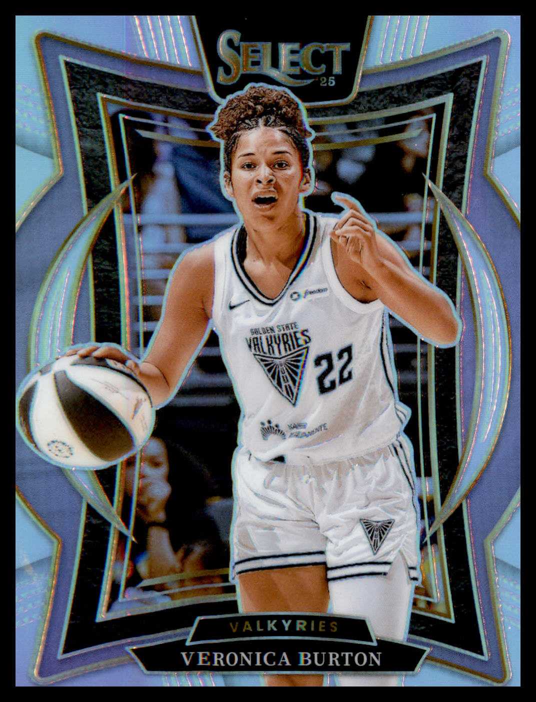 2025 Panini Select WNBA Silver Prizms #90 Veronica Burton