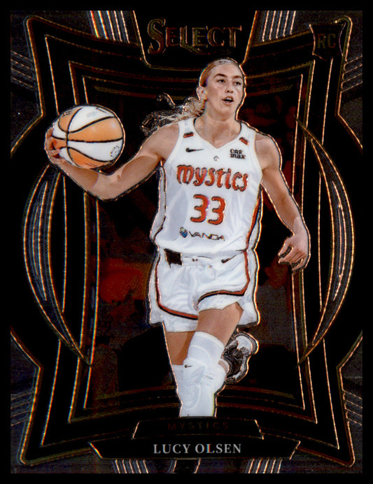 2025 Panini Select WNBA #40 Lucy Olsen Rookie Rookie