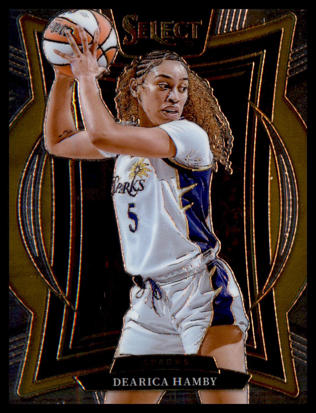 2025 Panini Select WNBA #10 Dearica Hamby