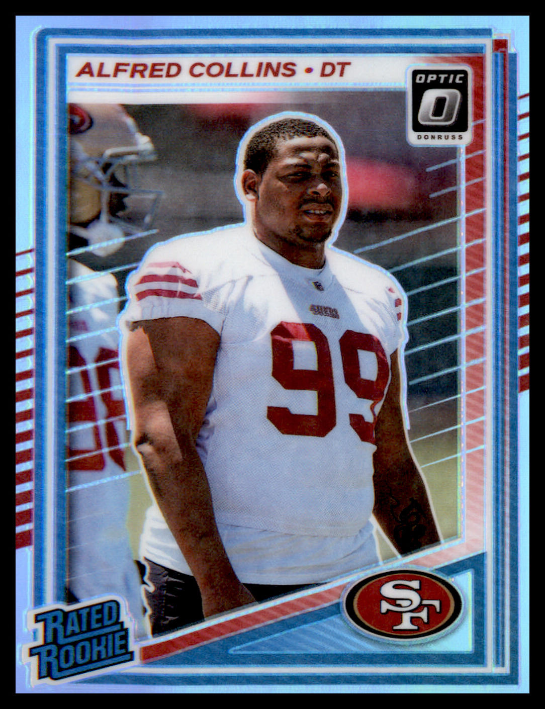 2025 Donruss Optic Blue Hyper #237 Alfred Collins Rookie Rookie