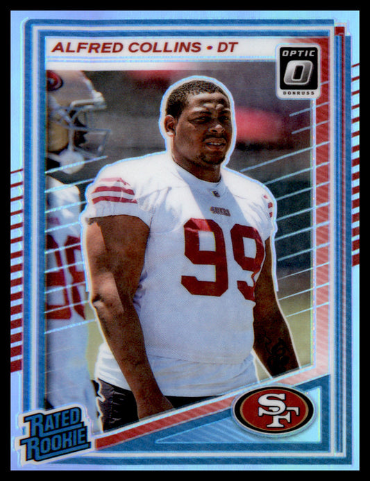 2025 Donruss Optic Blue Hyper #237 Alfred Collins Rookie Rookie
