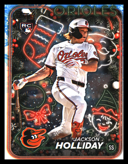 2024 Topps Holiday #H50 Jackson Holliday Rookie Rookie