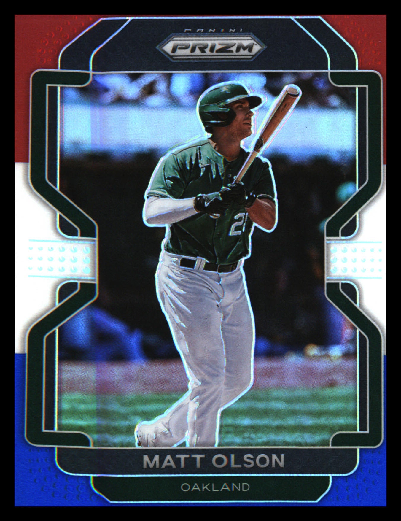 2022 Panini Prizm Red/White/Blue Prizm #148 Matt Olson