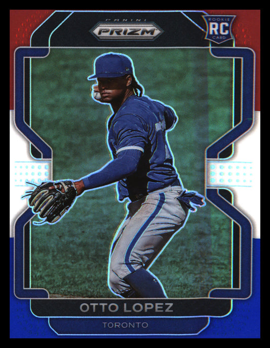 2022 Panini Prizm Red/White/Blue Prizm #36 Otto Lopez Rookie Rookie