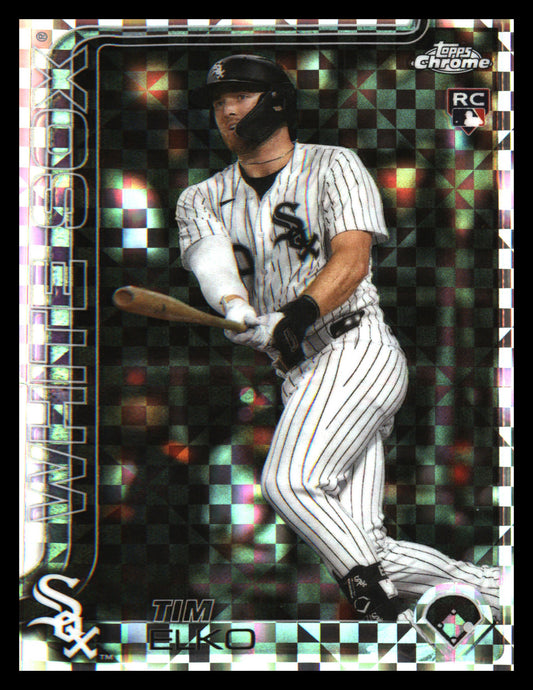 2025 Topps Chrome Update X-Fractors #USC79 Tim Elko Rookie Rookie