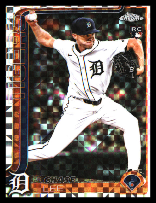 2025 Topps Chrome Update X-Fractors #USC43 Chase Lee Rookie Rookie