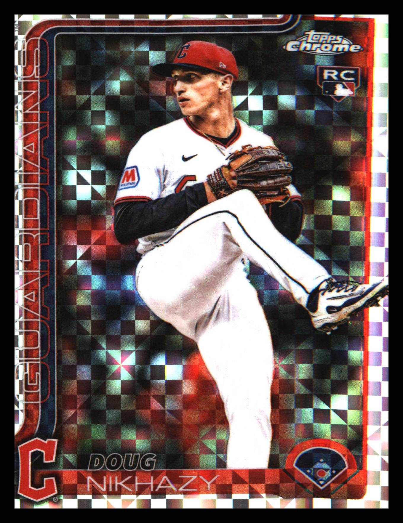 2025 Topps Chrome Update X-Fractors #USC119 Doug Nikhazy Rookie Rookie