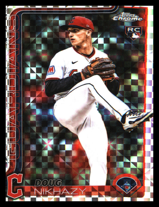 2025 Topps Chrome Update X-Fractors #USC119 Doug Nikhazy Rookie Rookie