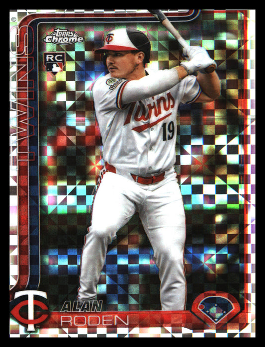 2025 Topps Chrome Update X-Fractors #USC41 Alan Roden Rookie Rookie