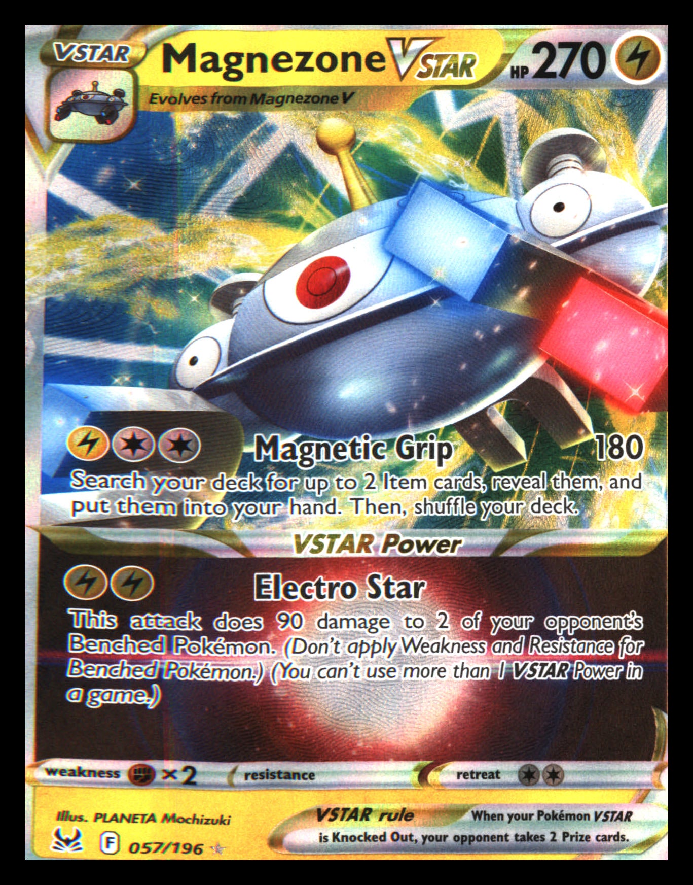 SWSH11: Lost Origin #057/196 Magnezone VSTAR Ultra Rare, Holo