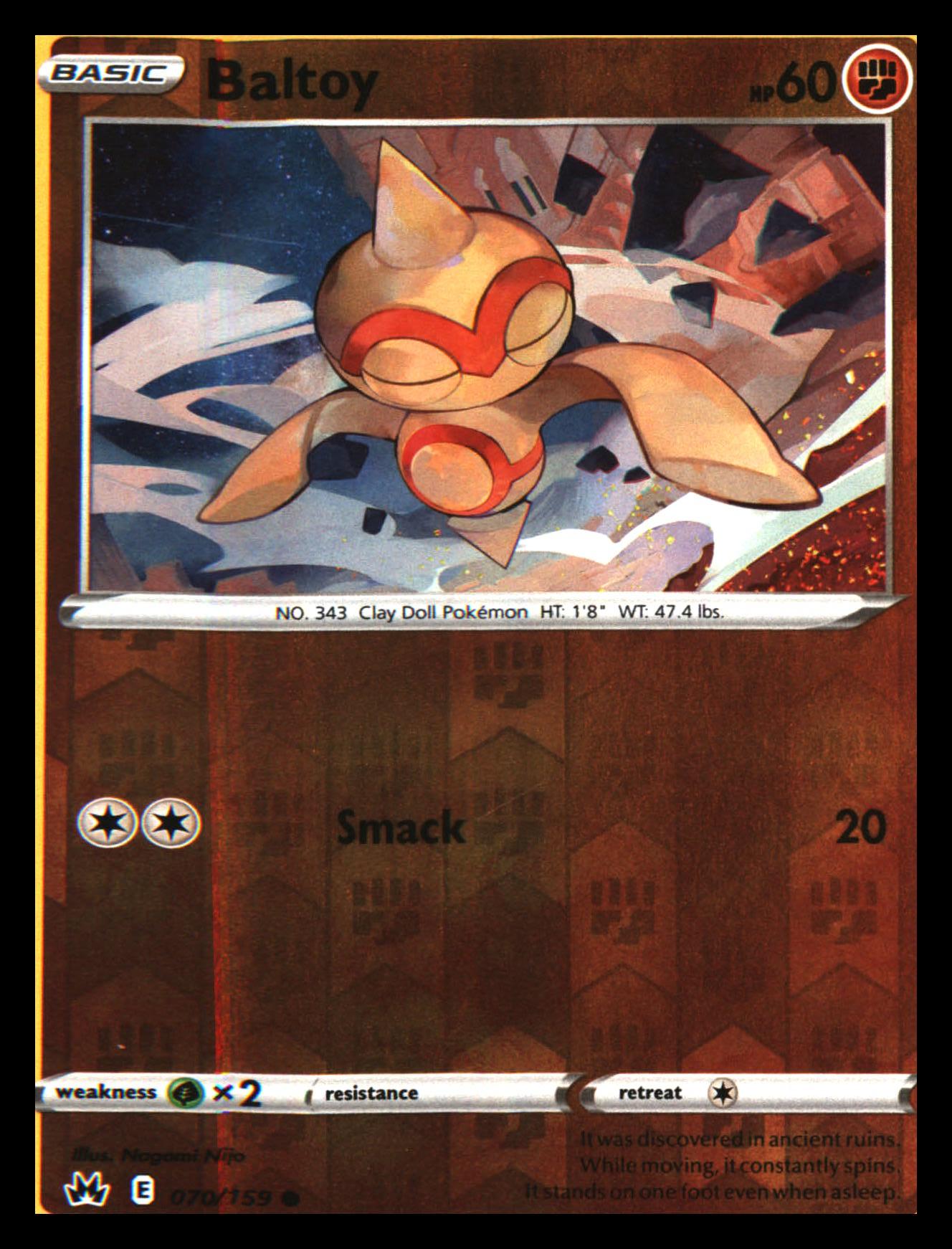 SWSH: Crown Zenith #070/159 Baltoy Common