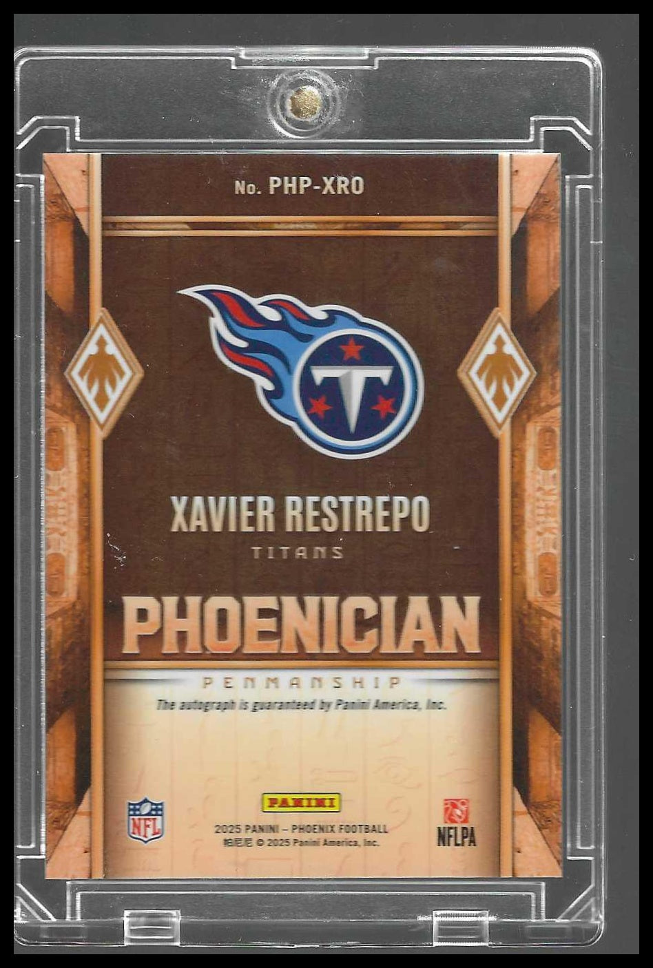 2025 Phoenix Phoenician Penmanship Xavier Restrepo Auto RC Case Hit