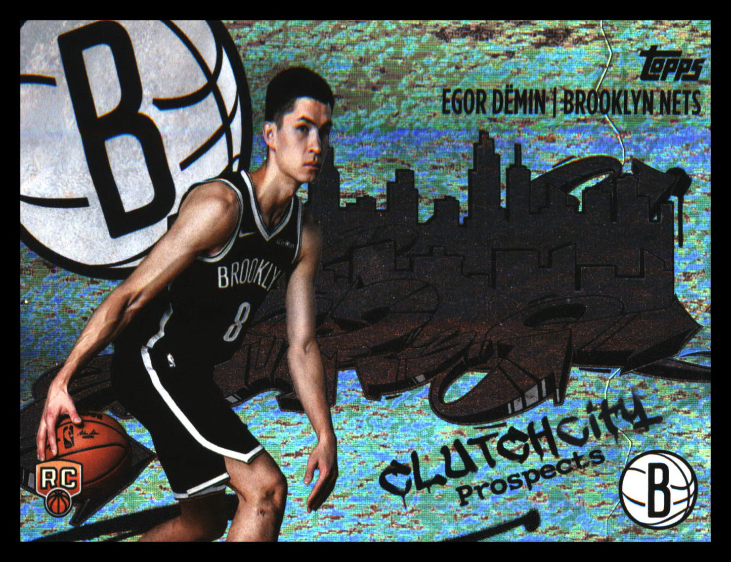 2025-26 Topps Clutch City Prospects Holo Foil #CC-8 Egor Dëmin