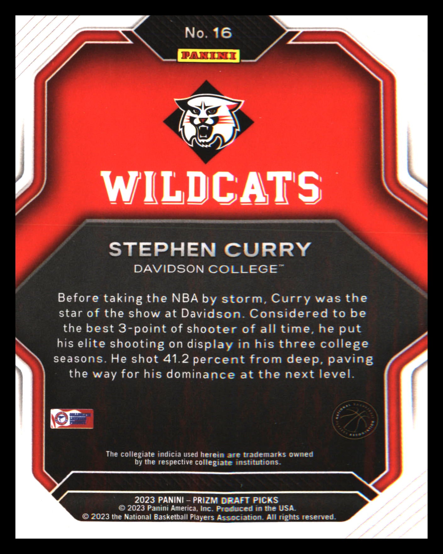 2023 Panini Prizm Draft Picks Fireworks #16 Stephen Curry