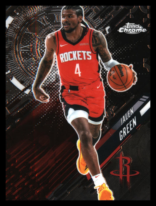 2025-26 Topps Chrome Go Time #GT-8 Jalen Green