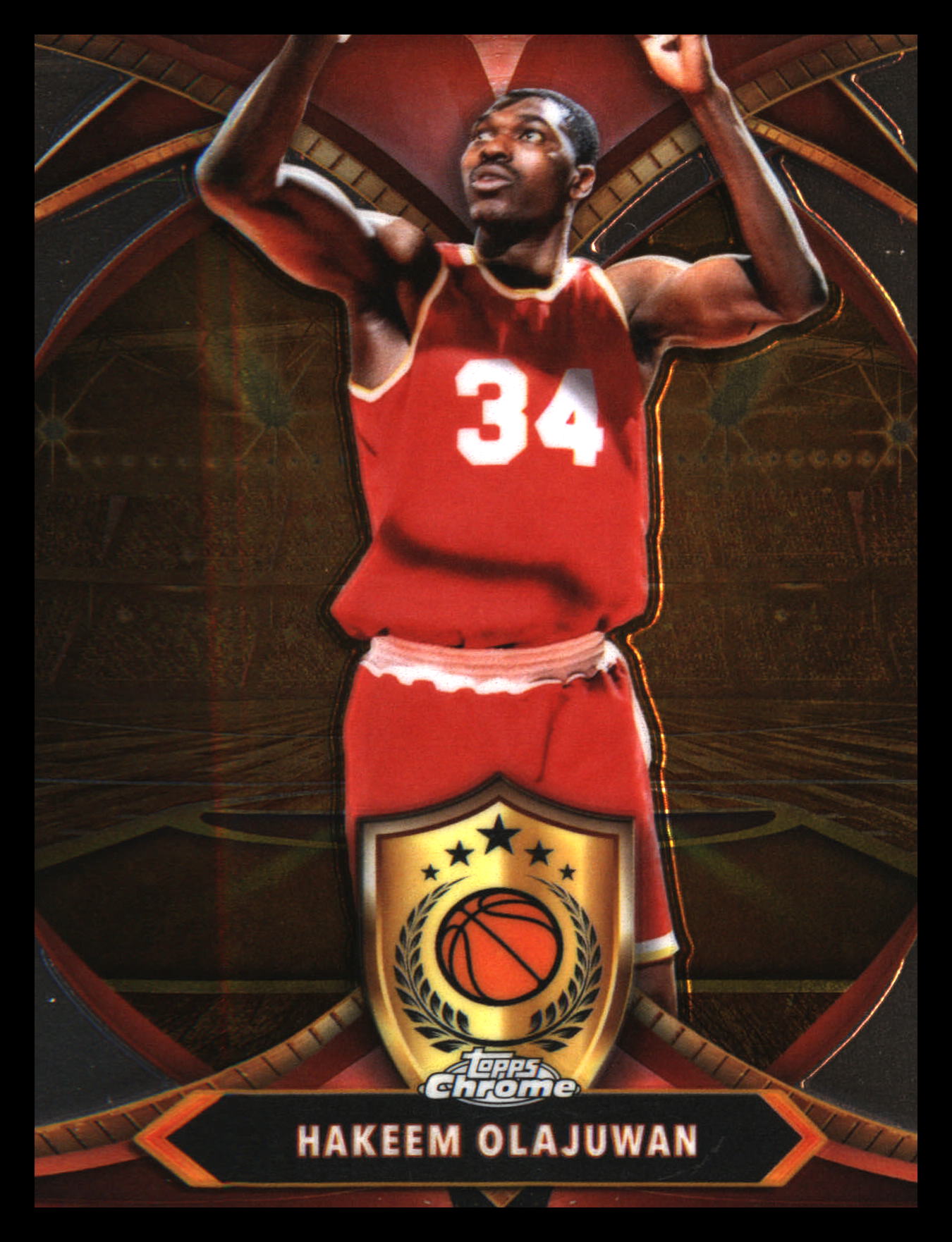 2024-25 Topps Chrome Ball of Duty #BOD-21 Hakeem Olajuwon