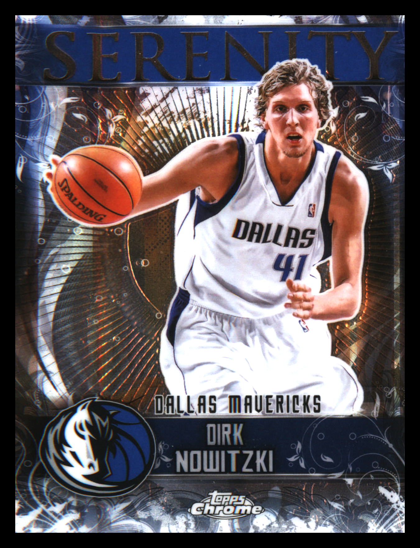 2025-26 Topps Chrome Serenity #SY-10 Dirk Nowitzki