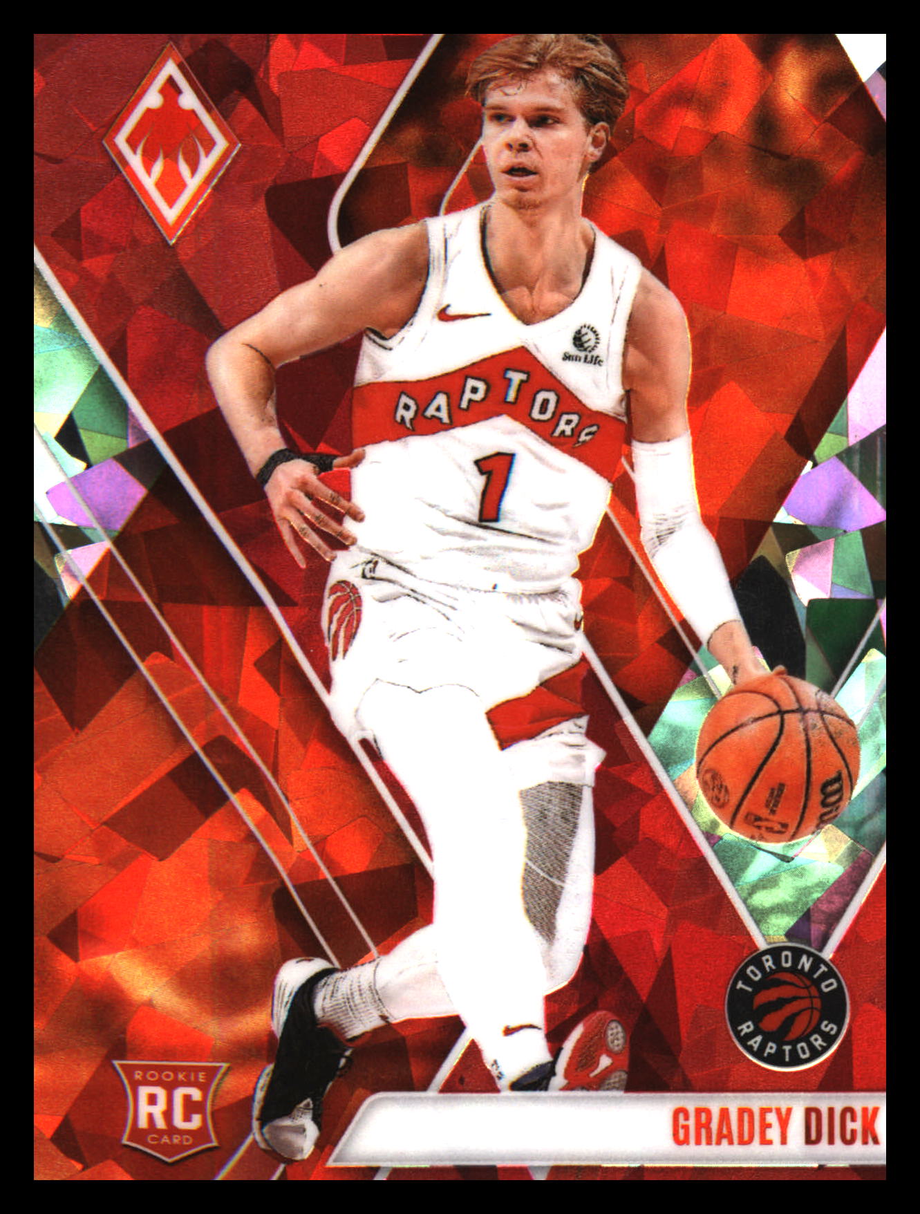 2023-24 Panini Phoenix Phoenix Red Ice #282 Gradey Dick Rookie Rookie