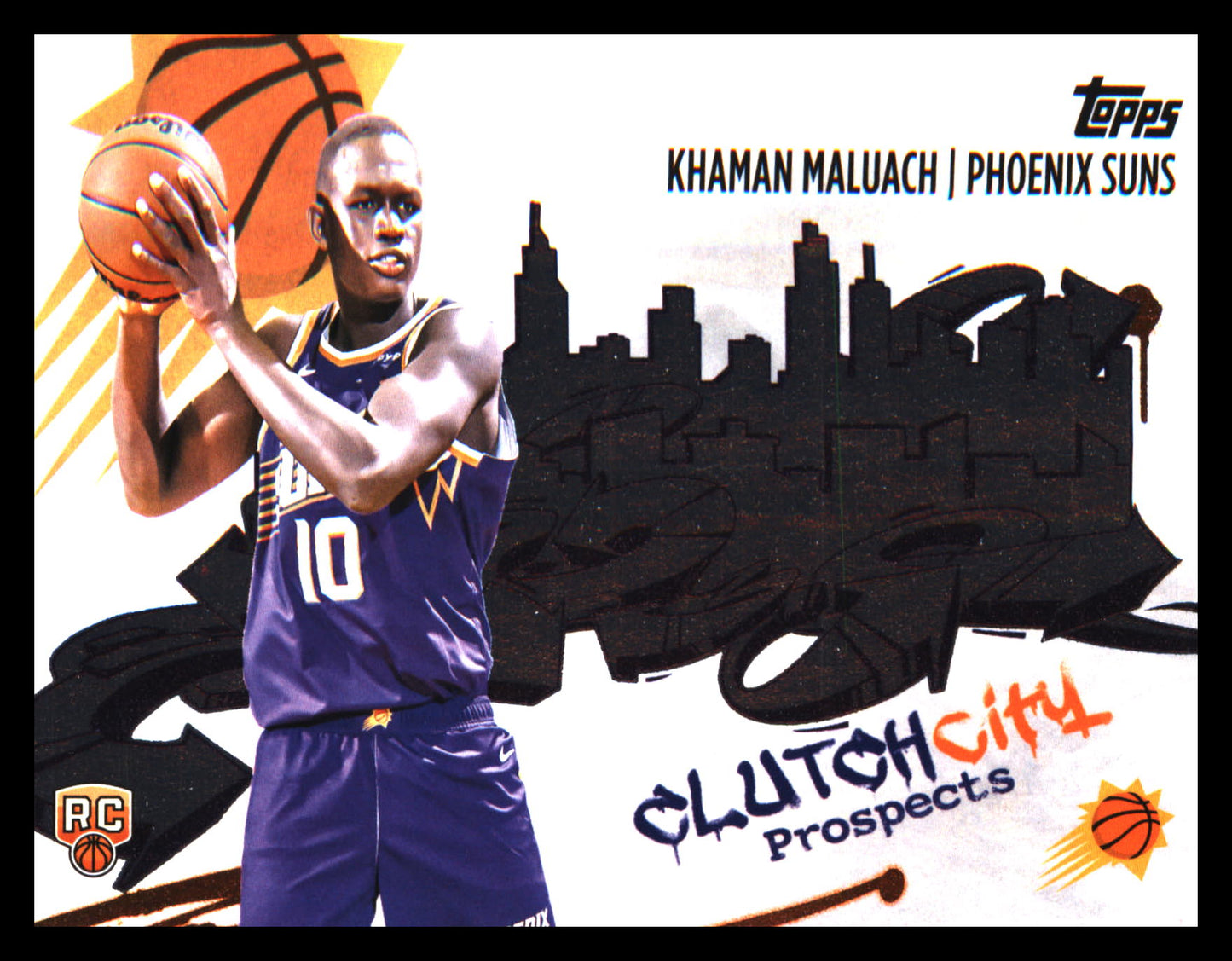2025-26 Topps Clutch City Prospects #CC-10 Khaman Maluach