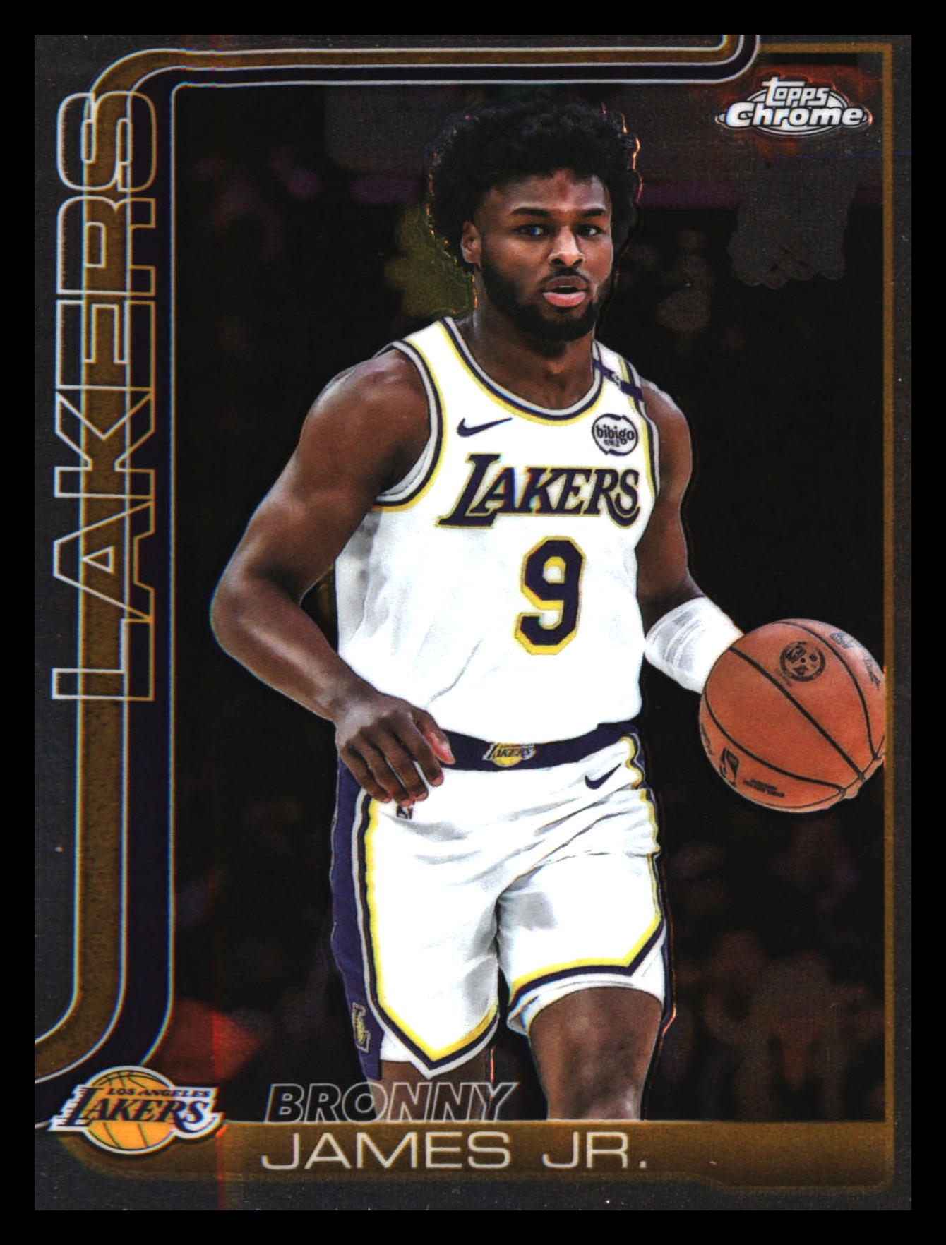 2025-26 Topps Chrome #182 Bronny James Jr.