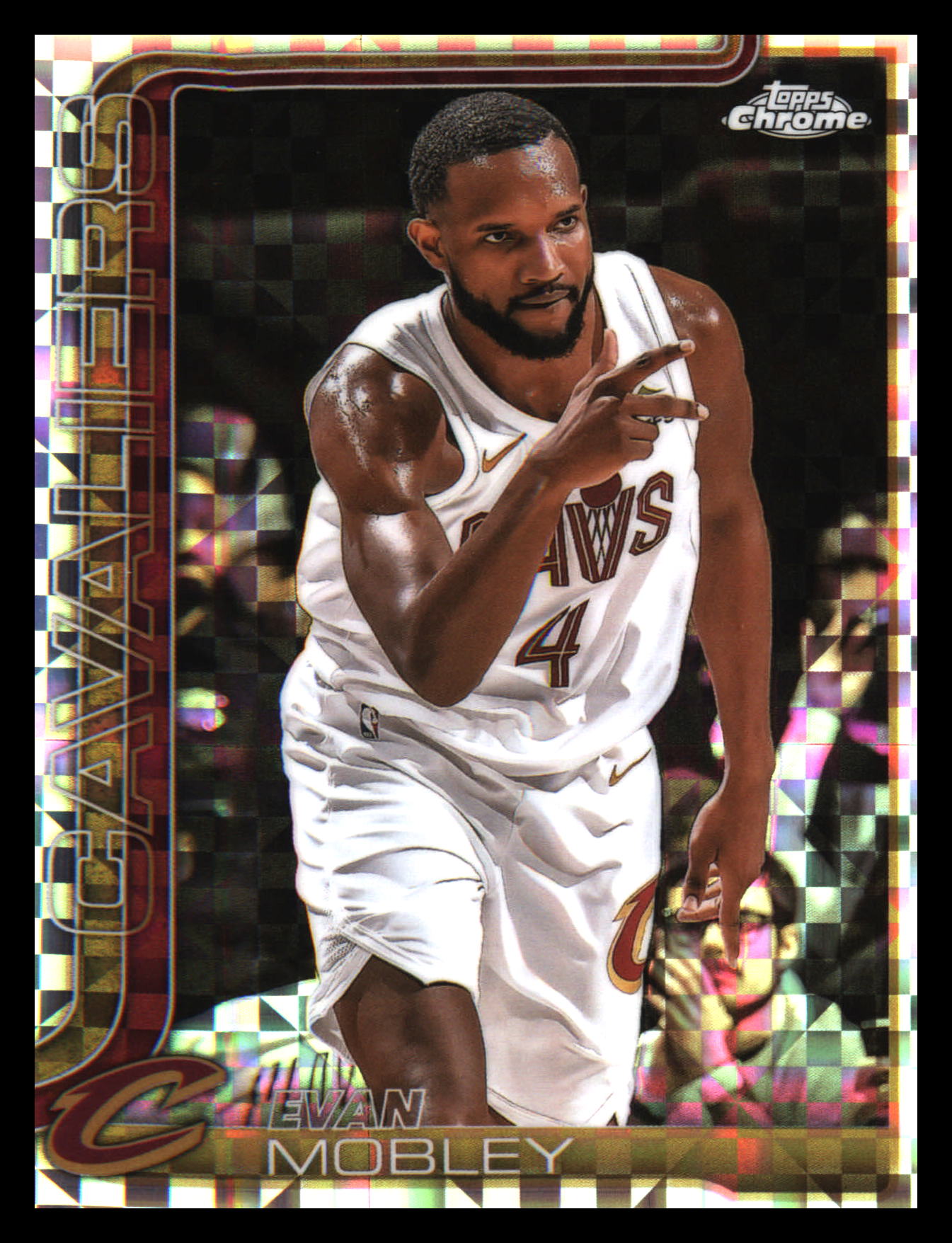 2025-26 Topps Chrome X-Fractor #67 Evan Mobley