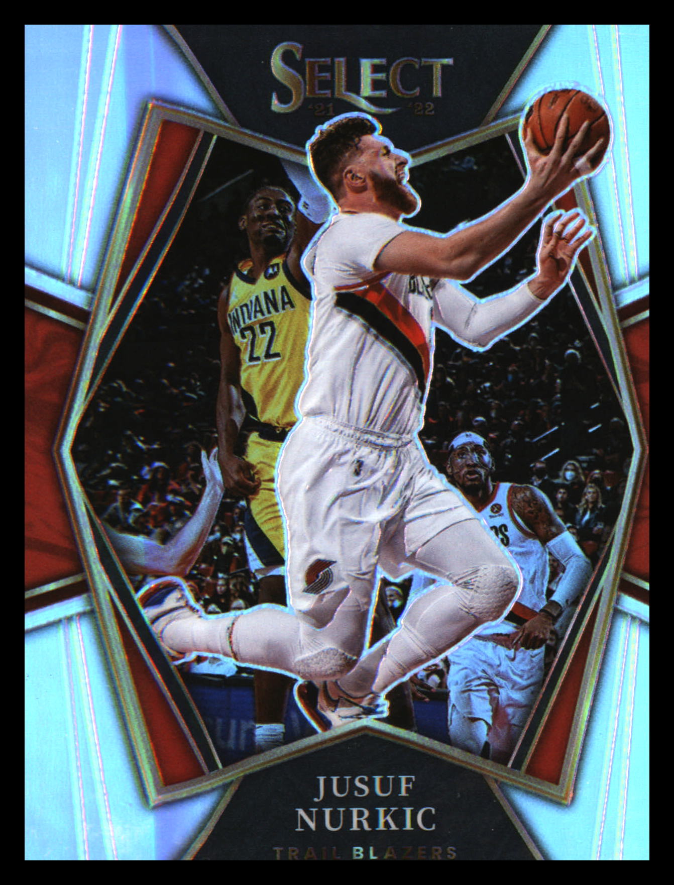 2021-22 Panini Select Silver Prizms #173 Jusuf Nurkic
