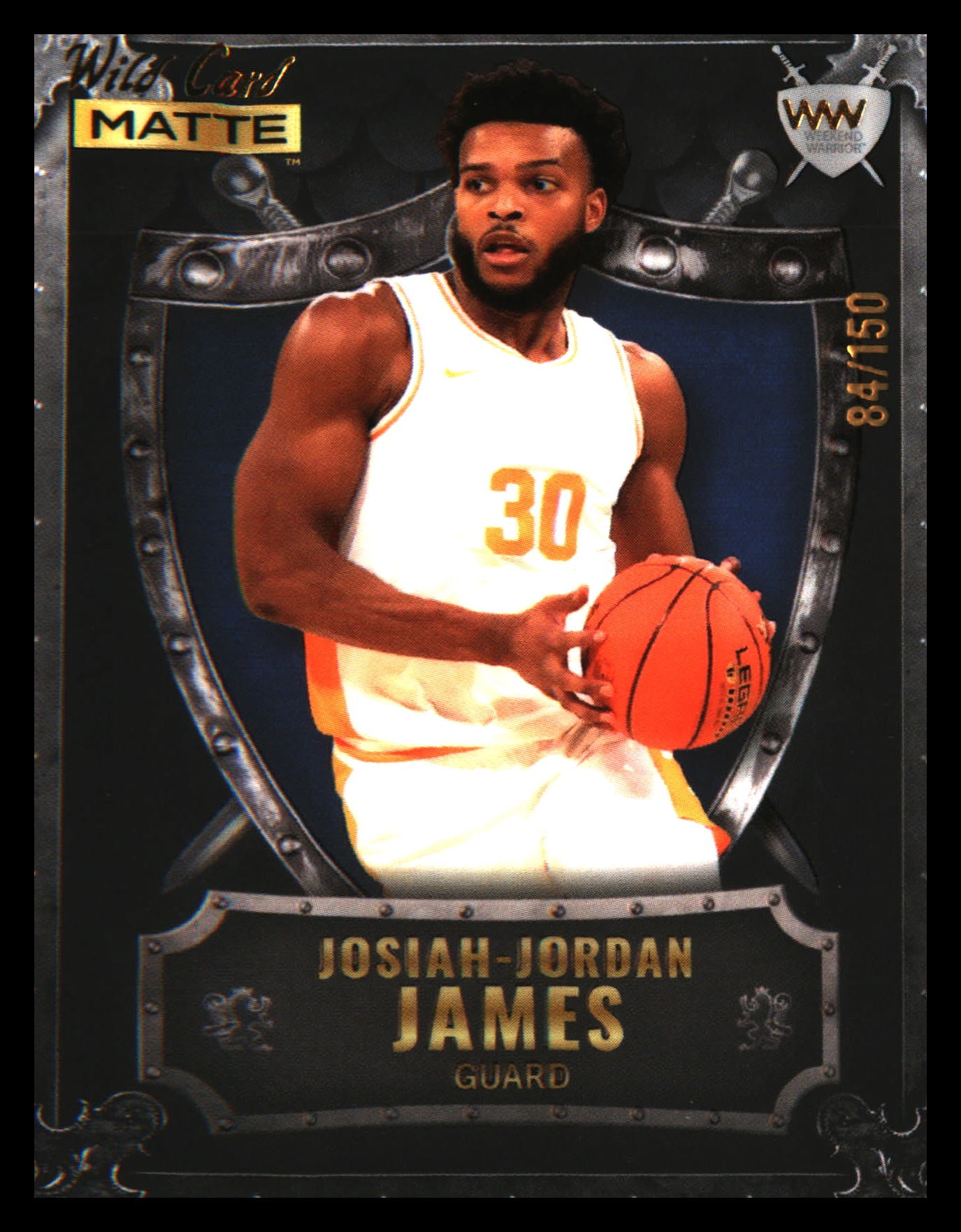 2022 WC Matte WW Silver/Black/Blue #WW-25 Josiah-Jordan James /150