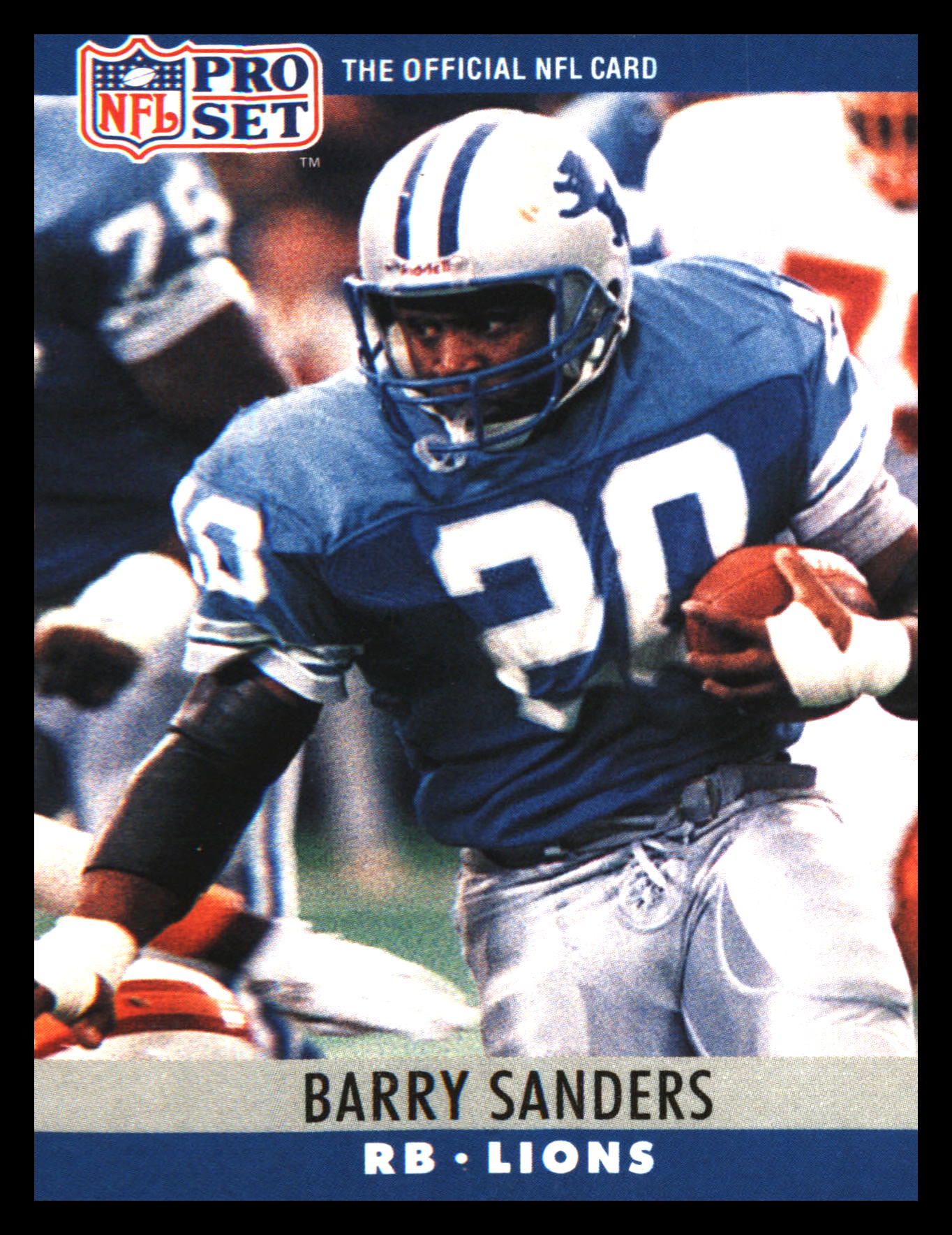 1990 Pro Set FACT Cincinnati #102 Barry Sanders
