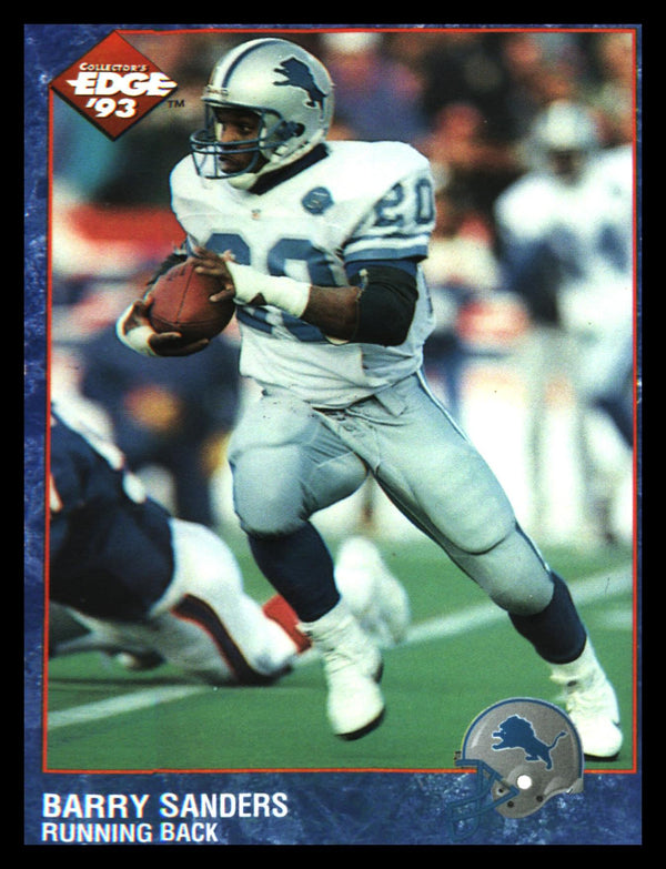 1993 Collector's Edge #64 Barry Sanders SN #/100000