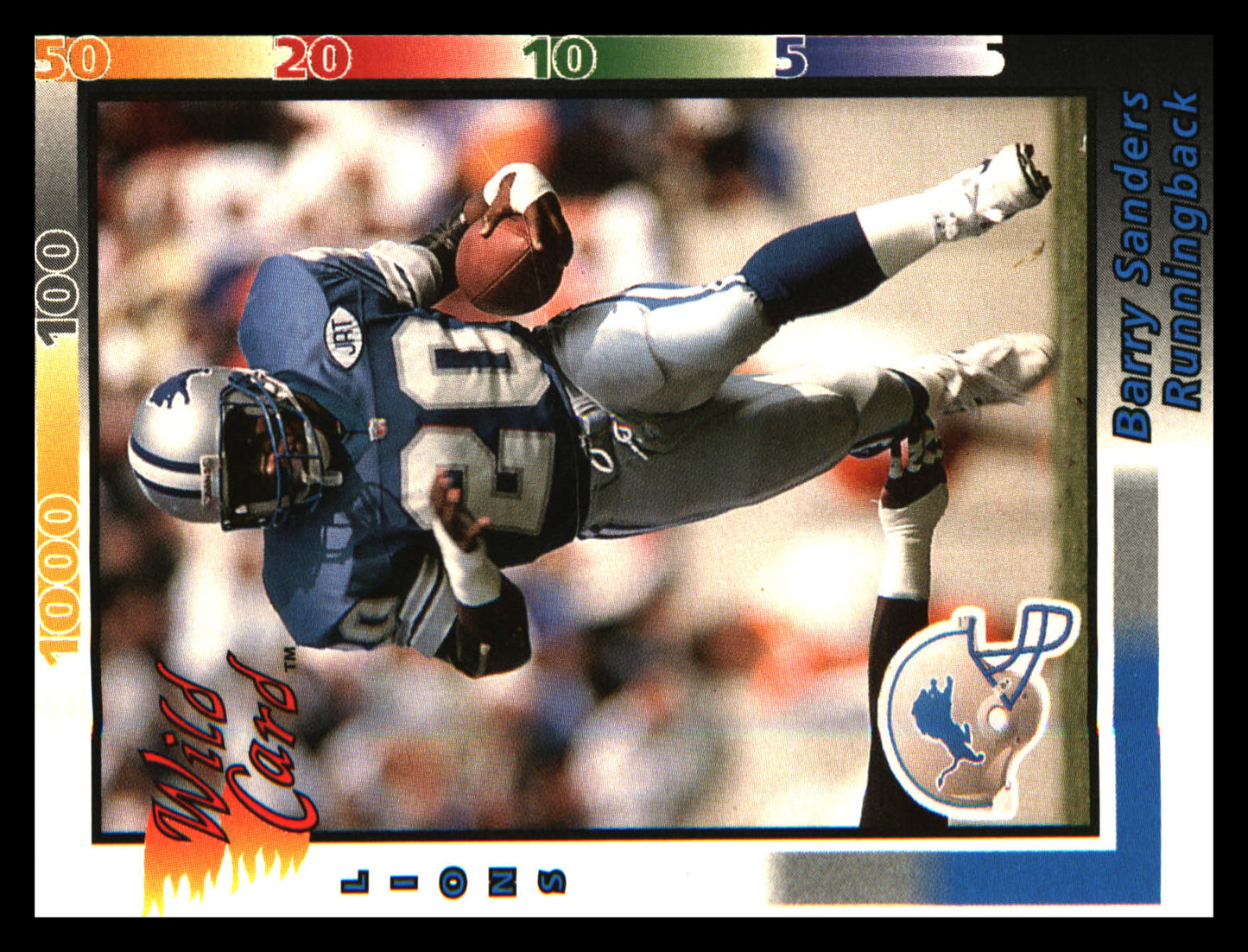 1992 Wild Card #108 Barry Sanders