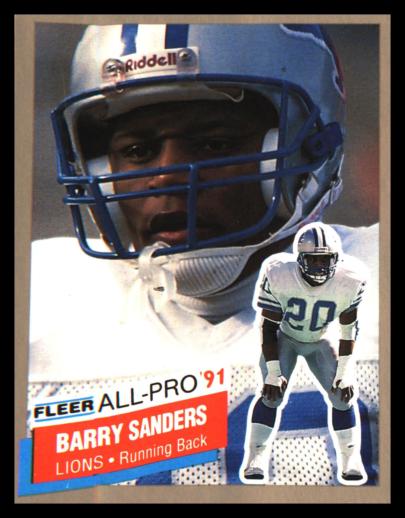 1991 Fleer All-Pro '91 #9 Barry Sanders