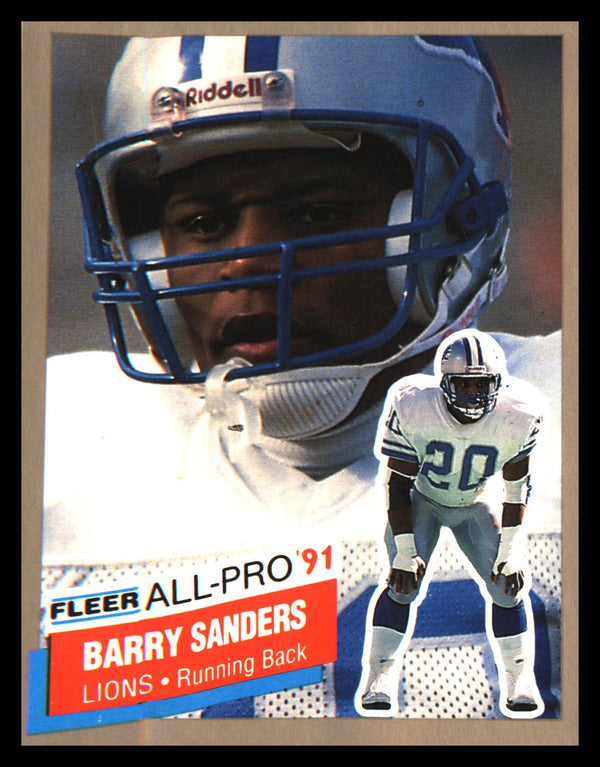 1991 Fleer All-Pro '91 #9 Barry Sanders