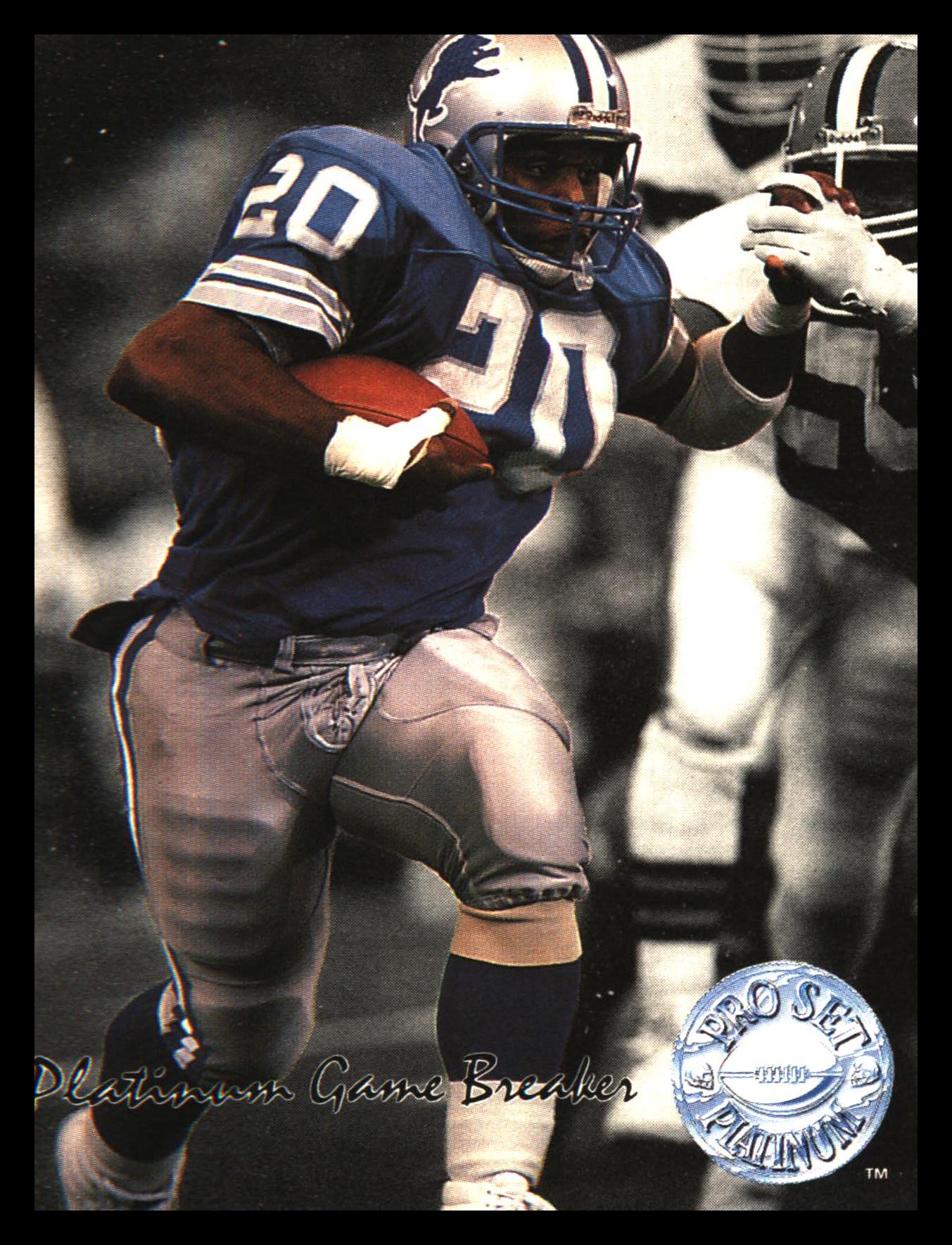 1991 Pro Set Platinum Platinum PC #PC8 Barry Sanders