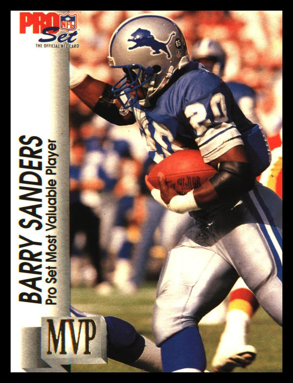 1992 Pro Set Gold MVPs #MVP19 Barry Sanders