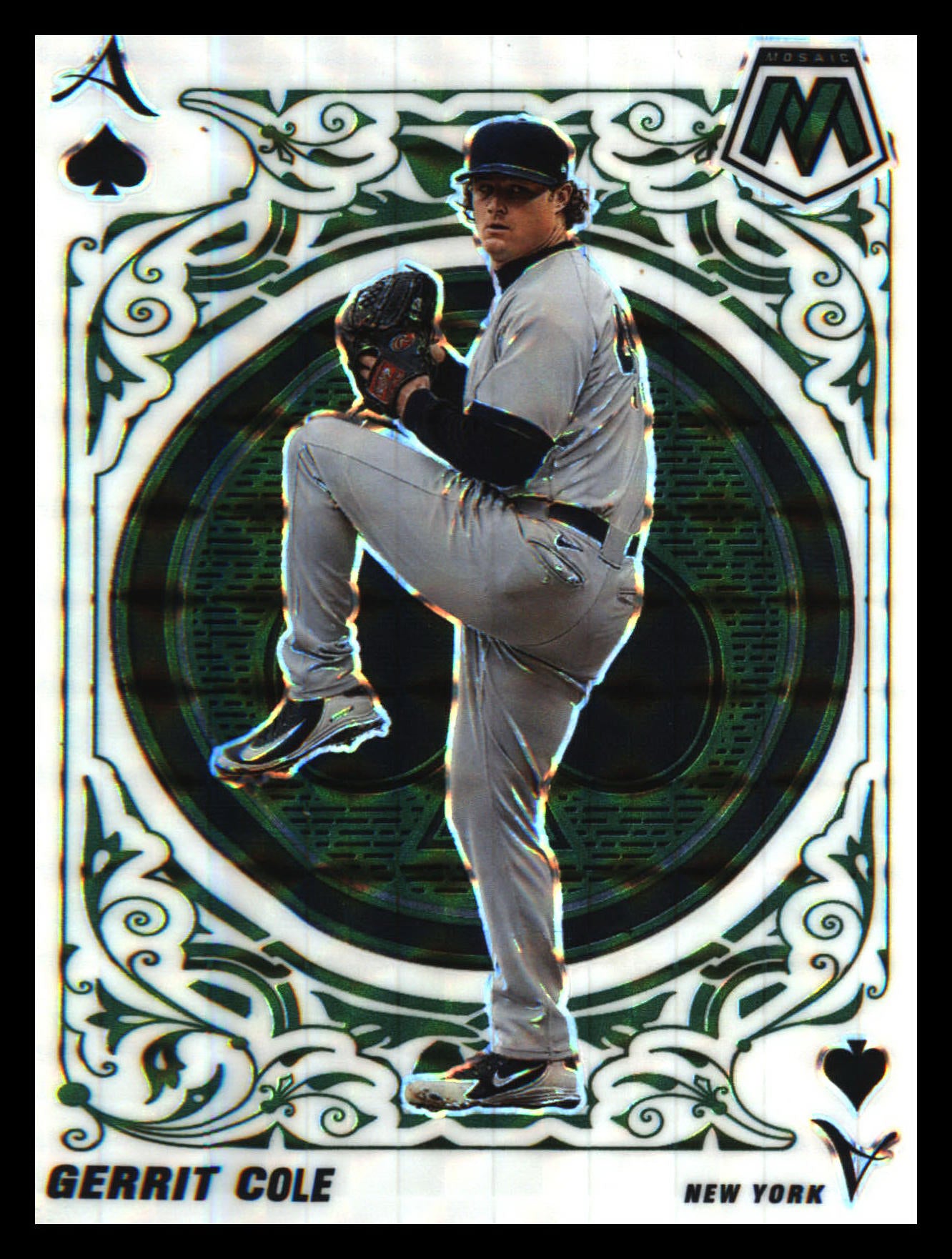 2022 Panini Mosaic Aces Green Mosaic #A-3 Gerrit Cole