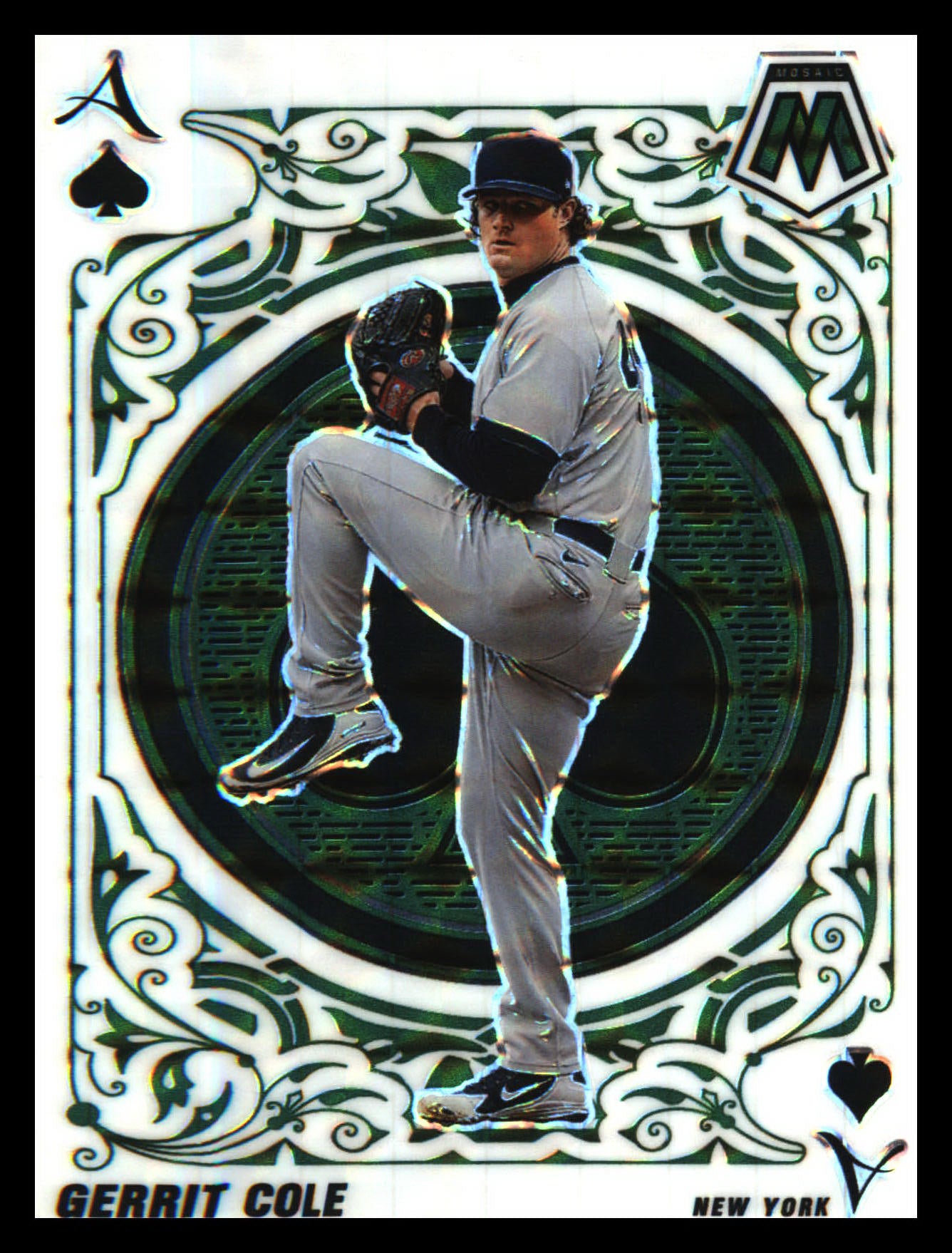 2022 Panini Mosaic Aces Green Mosaic #A-3 Gerrit Cole
