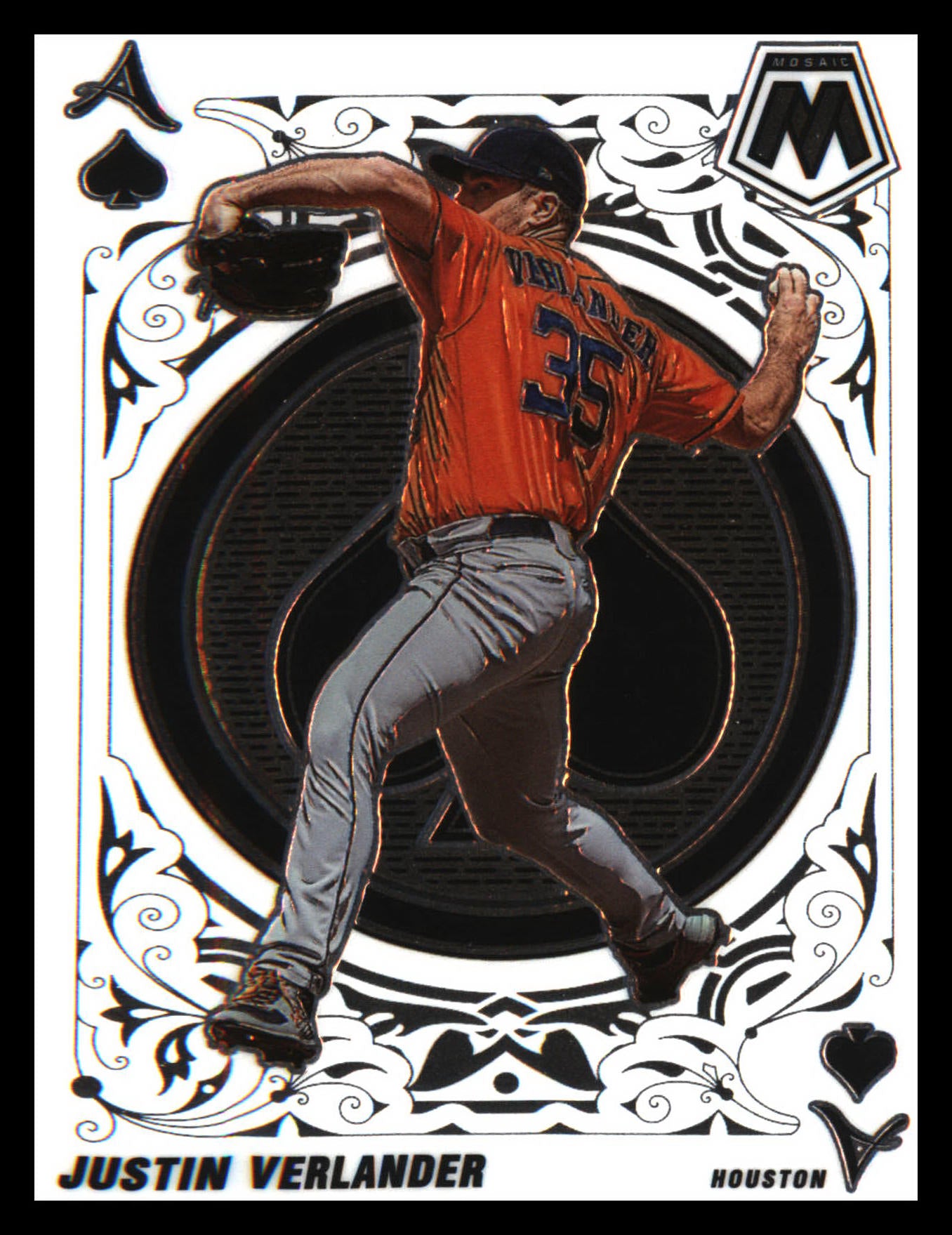 2022 Panini Mosaic Aces #A-7 Justin Verlander