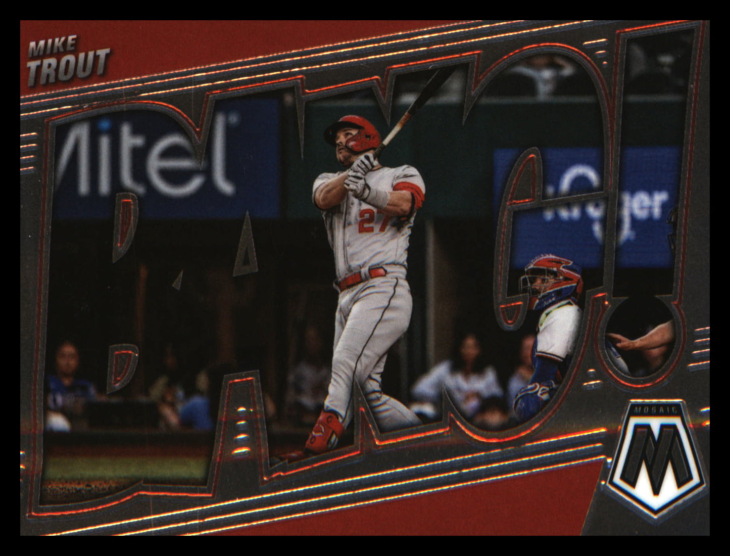 2022 Panini Mosaic Bang! #BG-8 Mike Trout