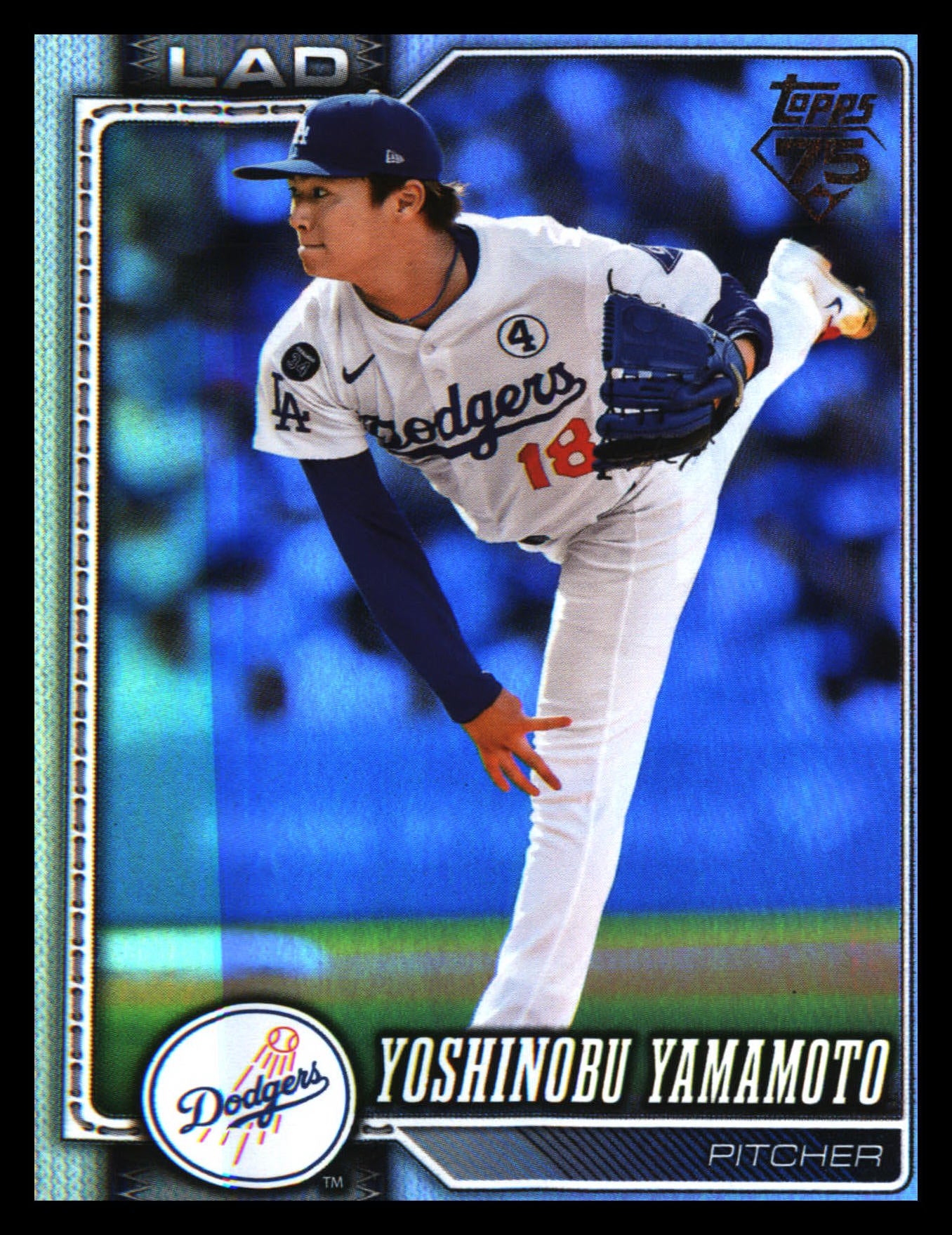 2026 Topps Rainbow Foil #90 Yoshinobu Yamamoto