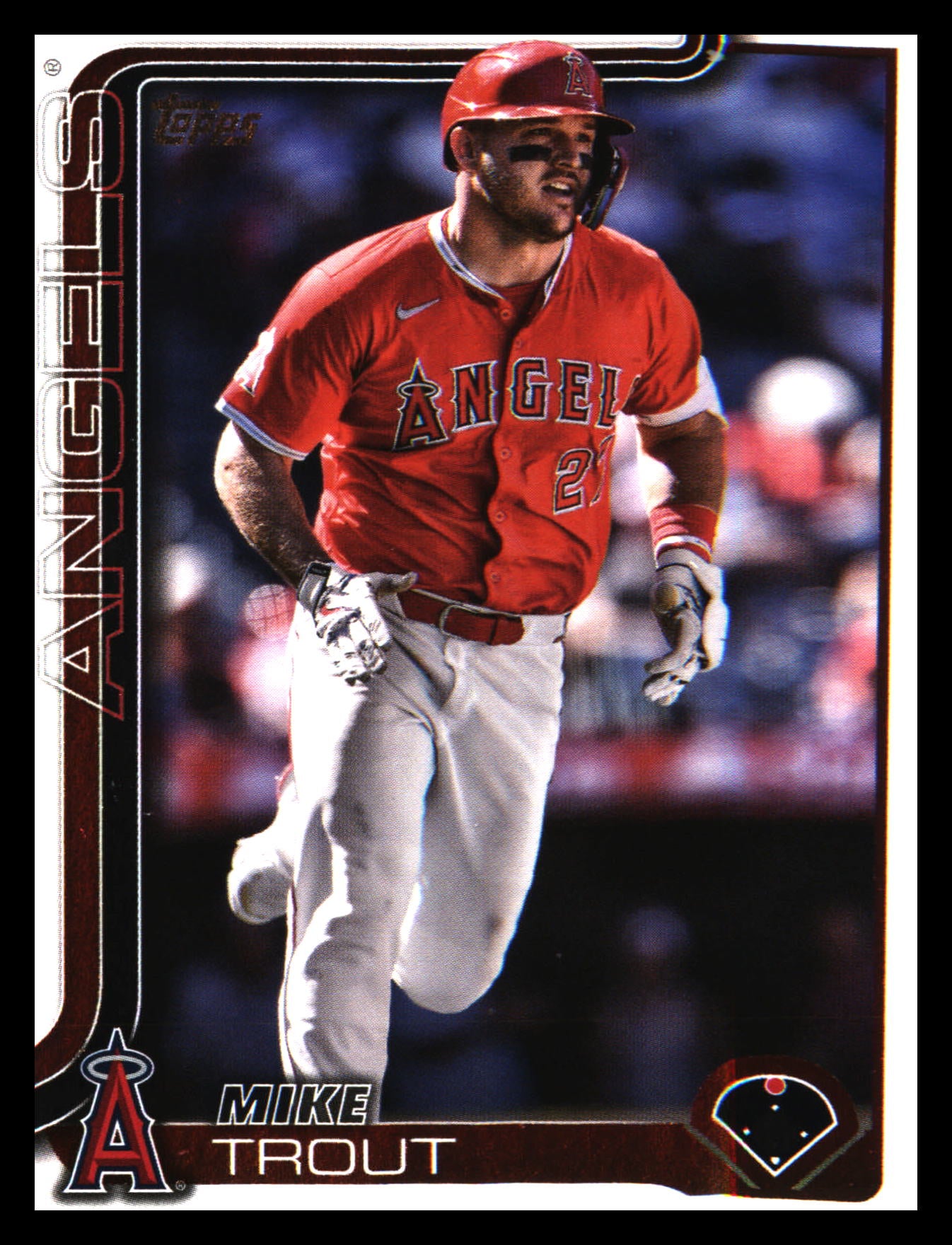 2025 Topps Los Angeles Angels #LAA-1 Mike Trout