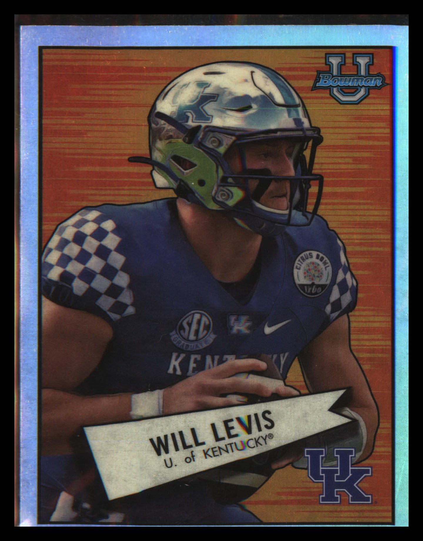 2022 Bowman University Chrome 1952 Bowman #52BF-7 Will Levis