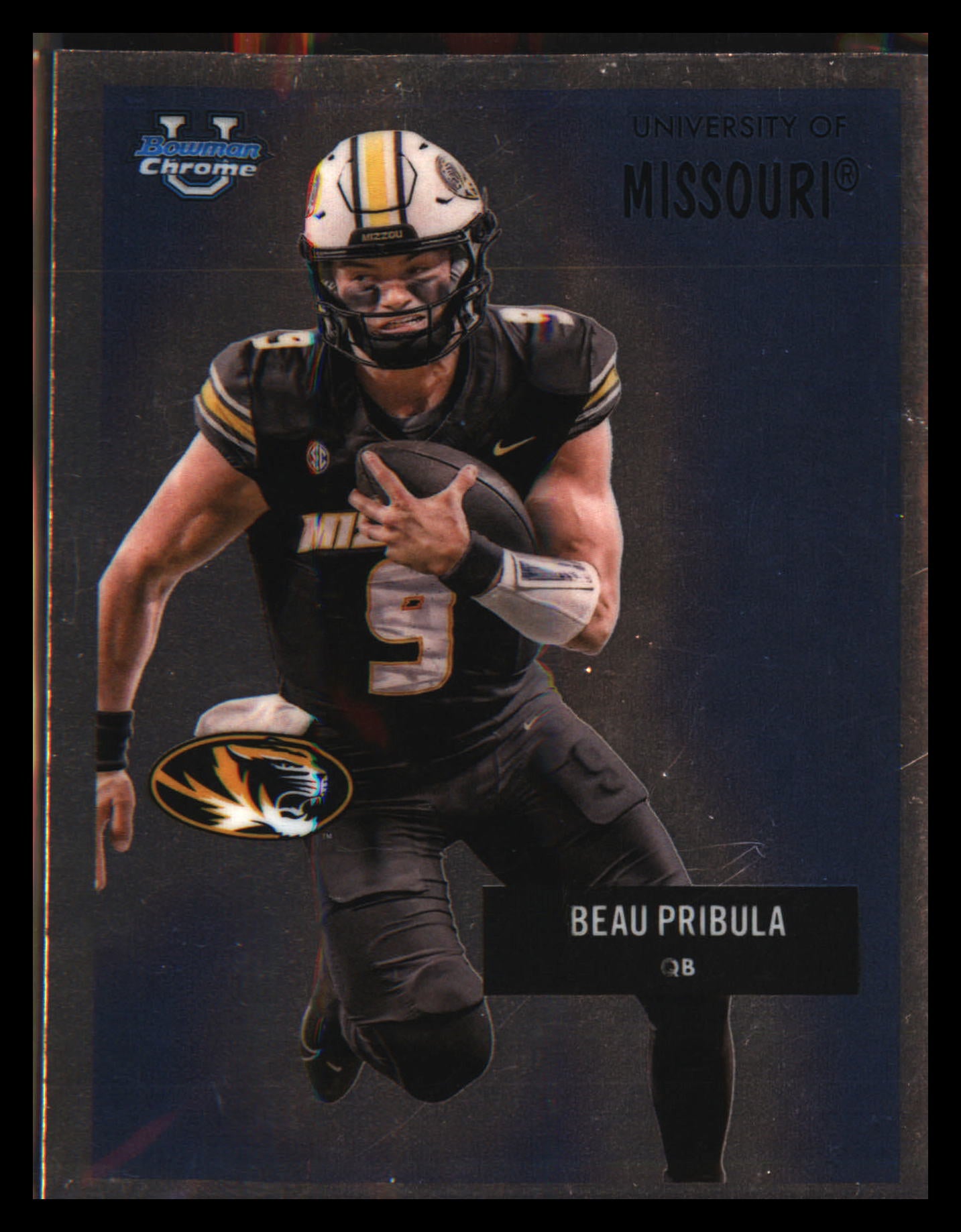 2025 Bowman University Chrome 1955 Bowman Football #55AV-24 Beau Pribula