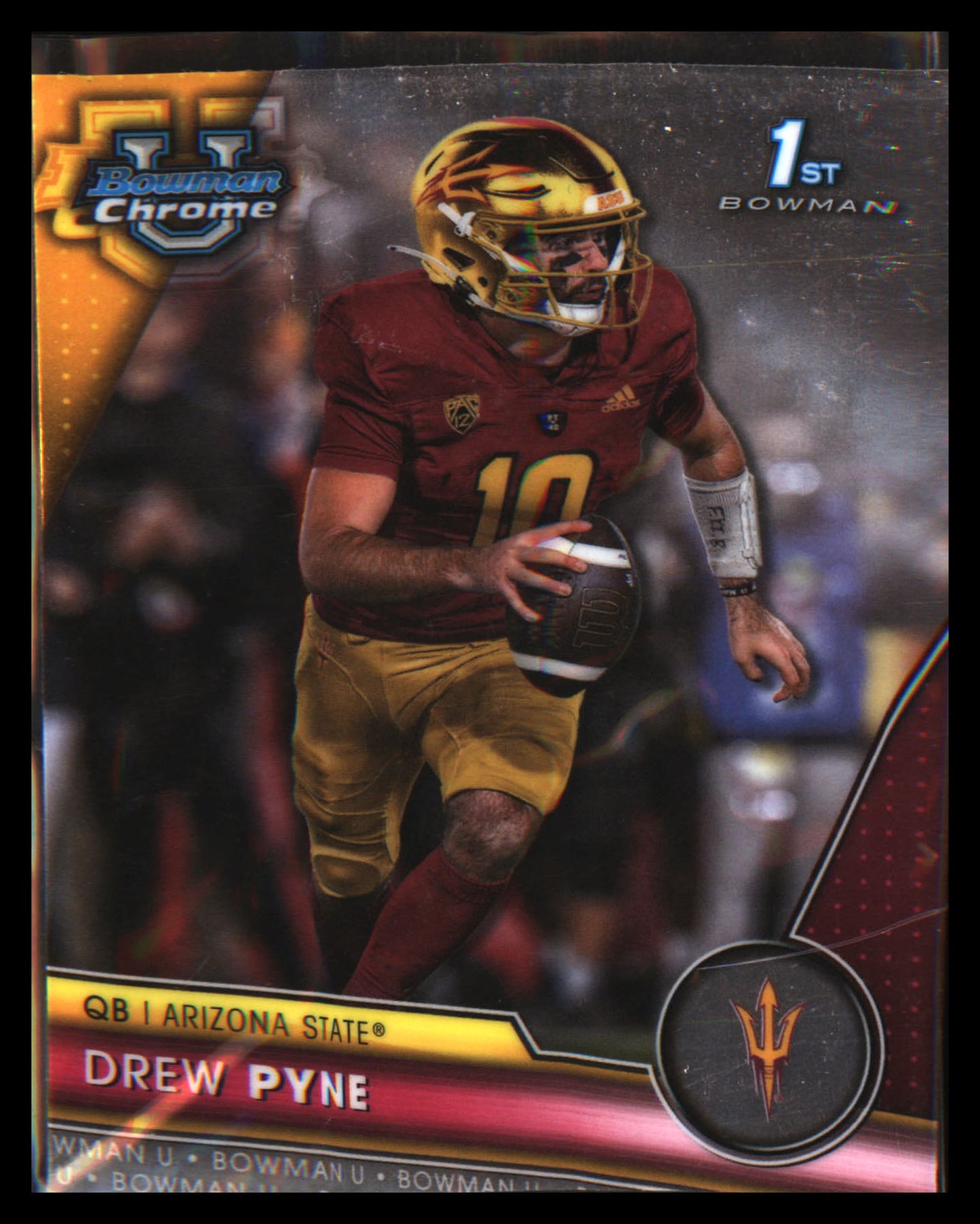 2023 Bowman University Chrome #37 Drew Pyne