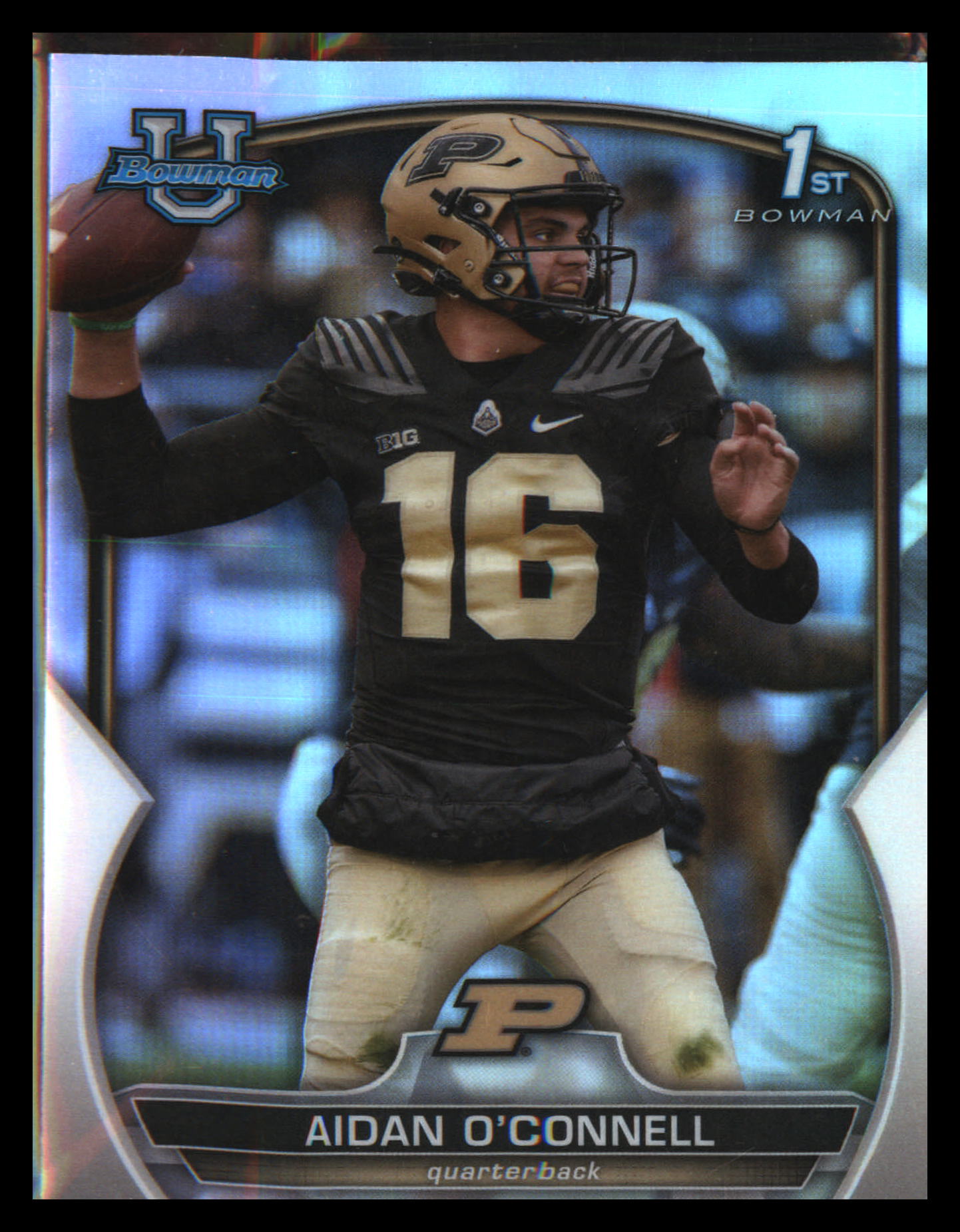 2022 Bowman University Chrome Refractor #60 Aidan O'Connell